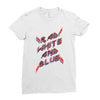 rad white and blue Ladies Fitted T-Shirt