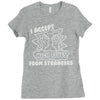 i accept high fives from strangers Ladies Fitted T-Shirt