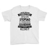 Super Cool Stepdad Of A Freaking Awesome Grandson Youth Tee