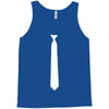 skinny white tie Tank Top