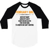 February Girl Hated By Many 3/4 Sleeve Shirt