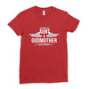 i have two titles aunt and godmother Ladies Fitted T-Shirt