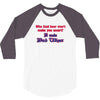 beer t shirt who said beer won't make you smart it made bud wiser funn 3/4 Sleeve Shirt