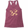om zeichen indien buddhisten meditation religion yoga Racerback Tank