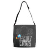 Family Trip To Moon Adjustable Strap Totes