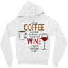 give me cofee or wine Zipper Hoodie