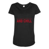 and chill Maternity Scoop Neck T-shirt