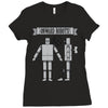 onward robots! &ndash; by chris ware Ladies Fitted T-Shirt