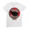 hand shake Ladies Fitted T-Shirt