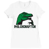 philosoraptor (2) Ladies Fitted T-Shirt