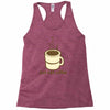 funny retro coffee Racerback Tank