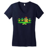 turtle surprise Women's V-Neck T-Shirt