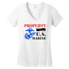 Property of a U.S. Marine Women's V-Neck T-Shirt