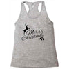 merry christmas flower Racerback Tank
