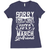 This Guy Is Taken By A Super Sexy March Girlfriend Ladies Fitted T-Shirt