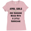 April Girls Ladies Fitted T-Shirt