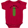 dill with it black logo Baby Bodysuit