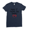 happy 1st father day Ladies Fitted T-Shirt