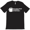 please stop talking it's too early coffee T-Shirt
