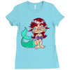 little ugly mermaid Ladies Fitted T-Shirt