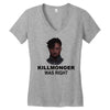 erik killmonger Women's V-Neck T-Shirt