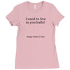 dad balls greeting Ladies Fitted T-Shirt
