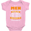all men are created equal but only the best are born in october Baby Bodysuit