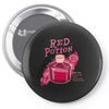 red potion Pin-back button