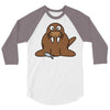 cokelat animal 3/4 Sleeve Shirt