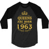 queens are born in 1963 3/4 Sleeve Shirt