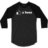 a boss hand sign 3/4 Sleeve Shirt