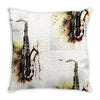 music Throw Pillow