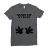Hands off my Bump Ladies Fitted T-Shirt