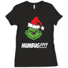 humbug grinch christmas Ladies Fitted T-Shirt