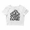 together we make a family Crop Top