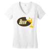 logo bi&egrave;re Women's V-Neck T-Shirt