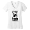 introverts Unite Separately in Your Own Homes Women's V-Neck T-Shirt