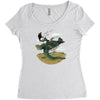morning commute Women's Triblend Scoop T-shirt