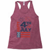 happy 4th of july Racerback Tank
