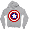 captain america Zipper Hoodie