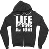 ow life begins at 18 meters Zipper Hoodie