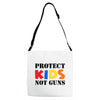 protect kids not guns Adjustable Strap Totes