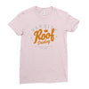 varsity roof drinking Ladies Fitted T-Shirt