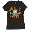 ralph wrecking it Ladies Fitted T-Shirt