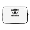 bovine university Laptop sleeve
