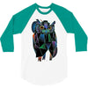 polygonal owl 3/4 Sleeve Shirt