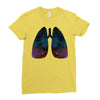 Lungs Ladies Fitted T-Shirt