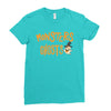 monster ghost Ladies Fitted T-Shirt