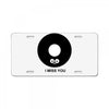 i miss you License Plate
