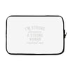 strong woman Laptop sleeve